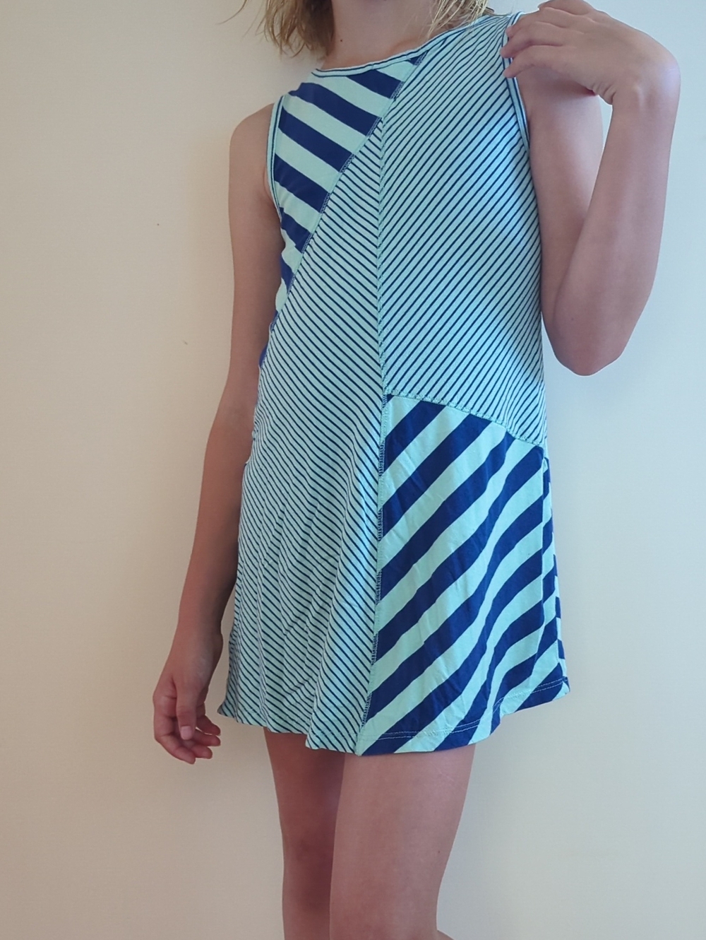 Striped Kids Tank Top Dress